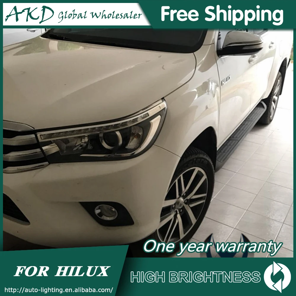Автомобильные светодиодсветодиодный фары AKD для Toyota Hilux 2015-2017, автомобильные фары Revo, биксеноновые линзы DRL, противотуманные фары дальнего и ...
Автомобильные светодиодсветодиодный фары AKD для Toyota Hilux 2015-2017, автомобильные фары Revo, биксеноновые линзы DRL, противотуманные фары дальнего и ...