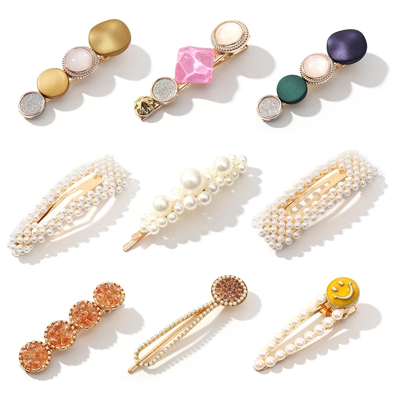 Simple Graceful Side Women's Rhinestone Barrettes Bang Clip Headdress Korean Internet Celebrity Korean Super Fairy Head Clip
Simple Graceful Side Women's Rhinestone Barrettes Bang Clip Headdress Korean Internet Celebrity Korean Super Fairy Head Clip