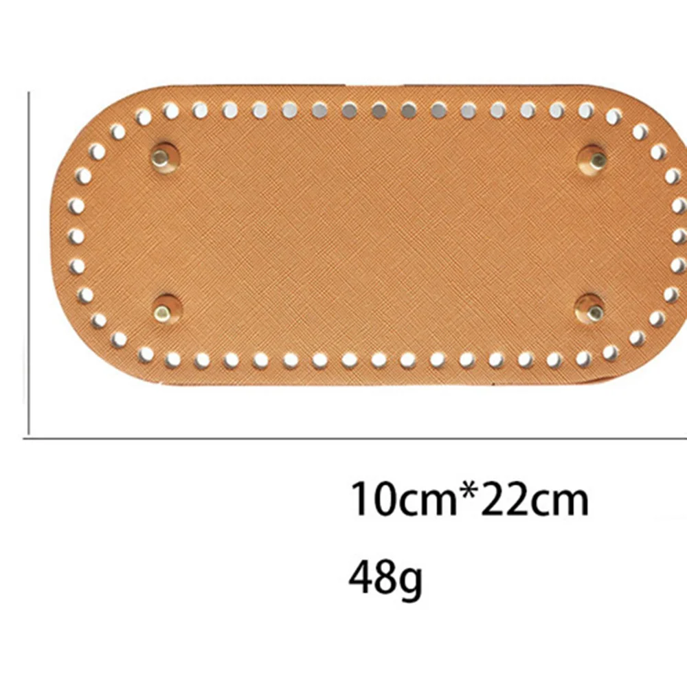 Long Bottom For Knitted Bag Pu Leather Bag Accessories Handmade Bottom With 52 Holes Diy Crochet Bag Bottom 22x10cm
Long Bottom For Knitted Bag Pu Leather Bag Accessories Handmade Bottom With 52 Holes Diy Crochet Bag Bottom 22x10cm