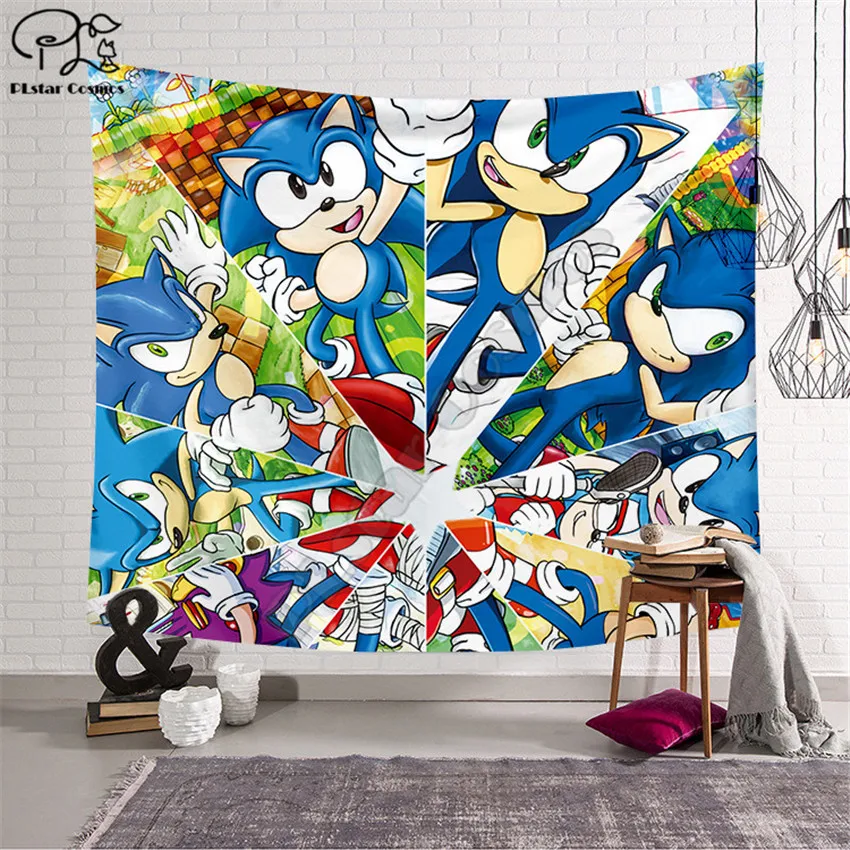 Funny Cartoons SONIG Blanket Tapestry 3D Printed Tapestrying Rectangular Home Decor Wall Hanging style-1
Funny Cartoons SONIG Blanket Tapestry 3D Printed Tapestrying Rectangular Home Decor Wall Hanging style-1