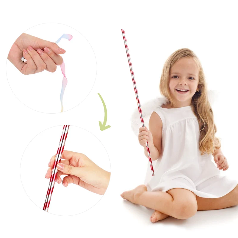 

1pc Magical Wand Long Appearing Cane Plastic Stage Stick Cane Close Up Tricks 70cm Classic Toys Access