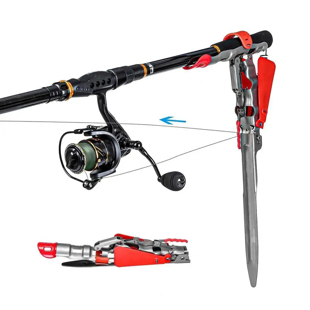Fishing Pole Rack Folding Adjustable Stainless Steel Portable Automatic Spring Fishing Rod Holder Durable Portable for Angling
Fishing Pole Rack Folding Adjustable Stainless Steel Portable Automatic Spring Fishing Rod Holder Durable Portable for Angling