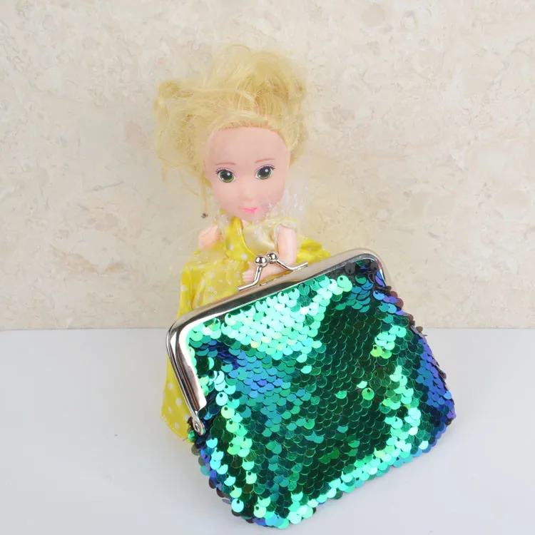 Maison Fabre bag children wallet cash coin purses holder wallets cute zipper sequins | Багаж и сумки