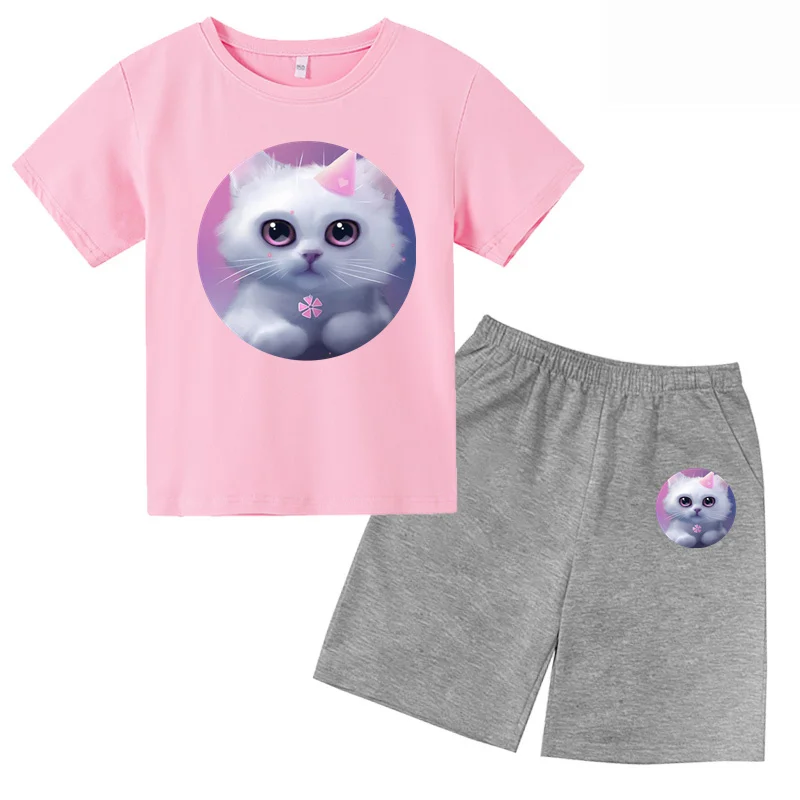 Новинка 2022, футболка с милым котом, детские шорты, костюмы из 2 предметов, детские топы для девочек, футболка, комплекты детской одежды, брюки ...
Новинка 2022, футболка с милым котом, детские шорты, костюмы из 2 предметов, детские топы для девочек, футболка, комплекты детской одежды, брюки ...