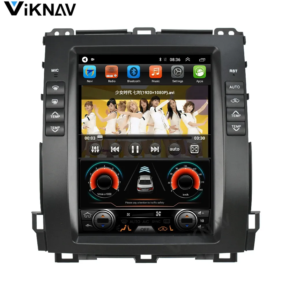 10.4 inch vertical screen car multimedia player for Toyota Prado 2002-2009 GPS navi auto radio DVD player tape recorder IPS
10.4 inch vertical screen car multimedia player for Toyota Prado 2002-2009 GPS navi auto radio DVD player tape recorder IPS