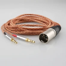 High Quality 16cores OCC Headphone Cable For Hifiman Sundara Ananda HE1000se HE6se he400i he400se Arya