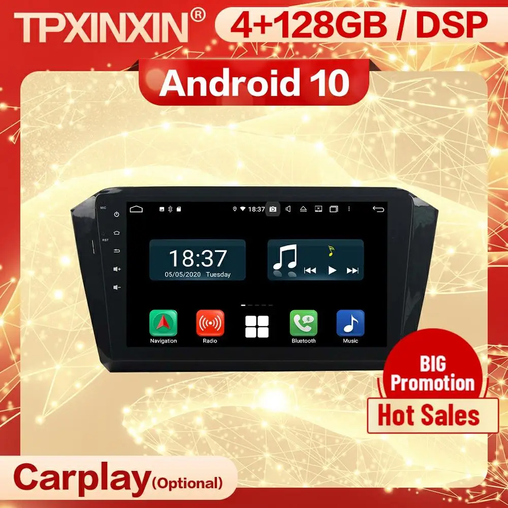 Мультимедийный стереоприемник Carplay, 4 + 128G, 2 Din, Android 10, экран для VW Magotan 2016, GPS-навигация, Wi-Fi, радио, аудио плеер, головное устройство
Мультимедийный стереоприемник Carplay, 4 + 128G, 2 Din, Android 10, экран для VW Magotan 2016, GPS-навигация, Wi-Fi, радио, аудио плеер, головное устройство