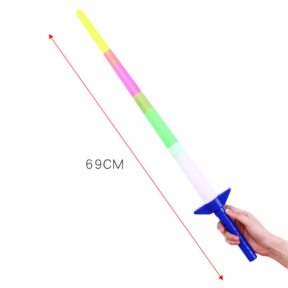4 Section Extendable LED Glow Sword Kids Toy Flashing Stick Concert Party Props Colorful Light Up Glowing gift for children New
4 Section Extendable LED Glow Sword Kids Toy Flashing Stick Concert Party Props Colorful Light Up Glowing gift for children New