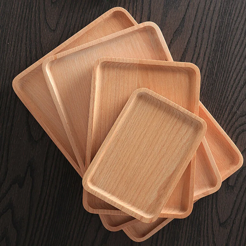 1pc Round Rectangular Wooden Tray Breakfast Food Dinner Dessert Tea Tray Wood Tray Family Kitchen Accessories Organizer
1pc Round Rectangular Wooden Tray Breakfast Food Dinner Dessert Tea Tray Wood Tray Family Kitchen Accessories Organizer