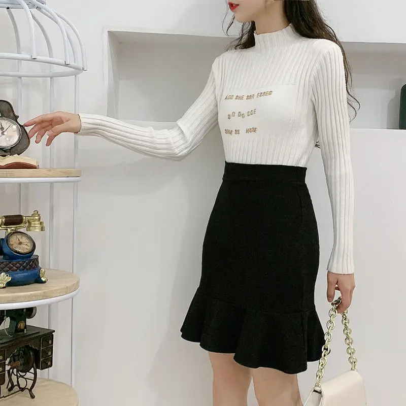 High waist fishtail skirt short skirt women's half length skirt A-line dress Korean fashion versatile show thin bag hip Ruffle
High waist fishtail skirt short skirt women's half length skirt A-line dress Korean fashion versatile show thin bag hip Ruffle