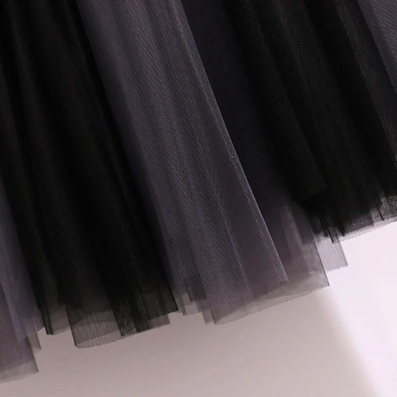 Plus size Women's Korean Skirts Spring Summer Color Matching Mesh Skirts Loose High waist Long Skirts Trendy Falda 4XL 45/100 kg 
Plus size Women's Korean Skirts Spring Summer Color Matching Mesh Skirts Loose High waist Long Skirts Trendy Falda 4XL 45/100 kg