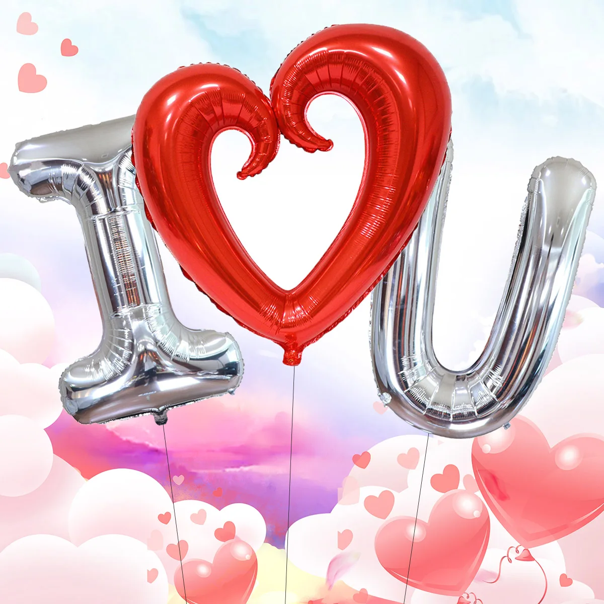 3pcs 40 Inch Hallow Heart & Letters Balloon I Love You Helium Balloons Wedding Valentine's Day Anniversary Decorations
3pcs 40 Inch Hallow Heart & Letters Balloon I Love You Helium Balloons Wedding Valentine's Day Anniversary Decorations