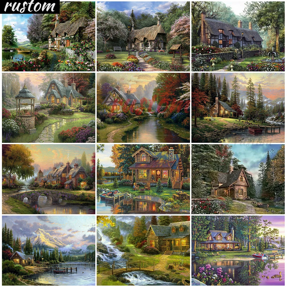 5D DIY Diamond Mosaic House Full Drill Diamond Painting Landscape Needlework Beaded diomond Embroidery Cross Stitch
5D DIY Diamond Mosaic House Full Drill Diamond Painting Landscape Needlework Beaded diomond Embroidery Cross Stitch