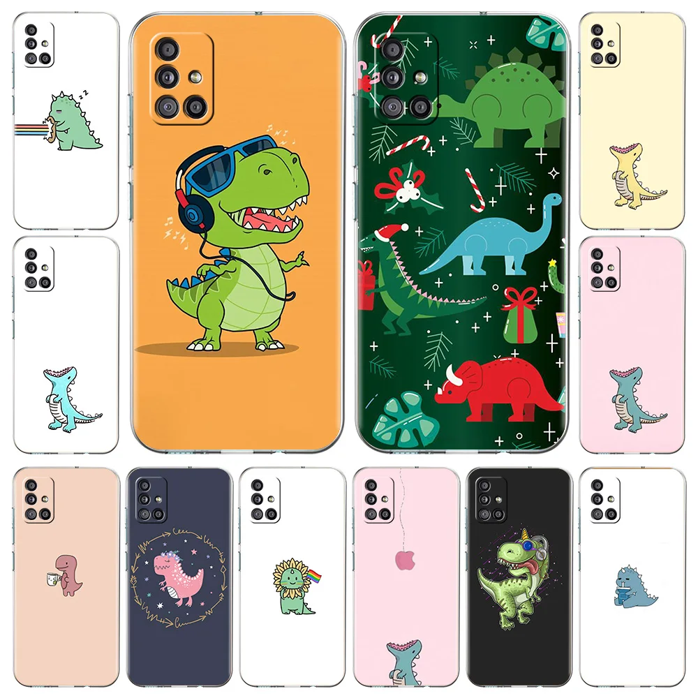 Cute Dinosaur Baby Fashion Phone Case Cover For Samsung Galaxy A51 A71 A41 A31 A21S A11 A01 M31 Transparent Soft TPU Funda Shell
Cute Dinosaur Baby Fashion Phone Case Cover For Samsung Galaxy A51 A71 A41 A31 A21S A11 A01 M31 Transparent Soft TPU Funda Shell