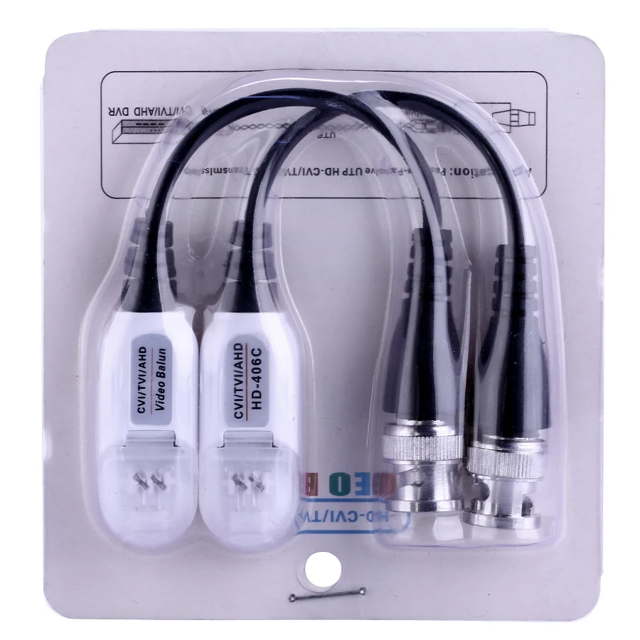 HD 720P/1080P CVI/TVI/AHD Passive Video Balun BNC Connector To UTP Cat5/5e/6 Video Balun Passive Transceivers Led Display
HD 720P/1080P CVI/TVI/AHD Passive Video Balun BNC Connector To UTP Cat5/5e/6 Video Balun Passive Transceivers Led Display