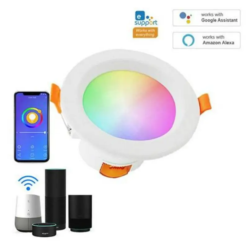 Умная лампа управления EWeLink, светодиодсветильник лампа RGB с регулируемой яркостью, 12 Вт, светодиодная лампа RGB, цветная меняющаяся лампа, Све...
Умная лампа управления EWeLink, светодиодсветильник лампа RGB с регулируемой яркостью, 12 Вт, светодиодная лампа RGB, цветная меняющаяся лампа, Све...