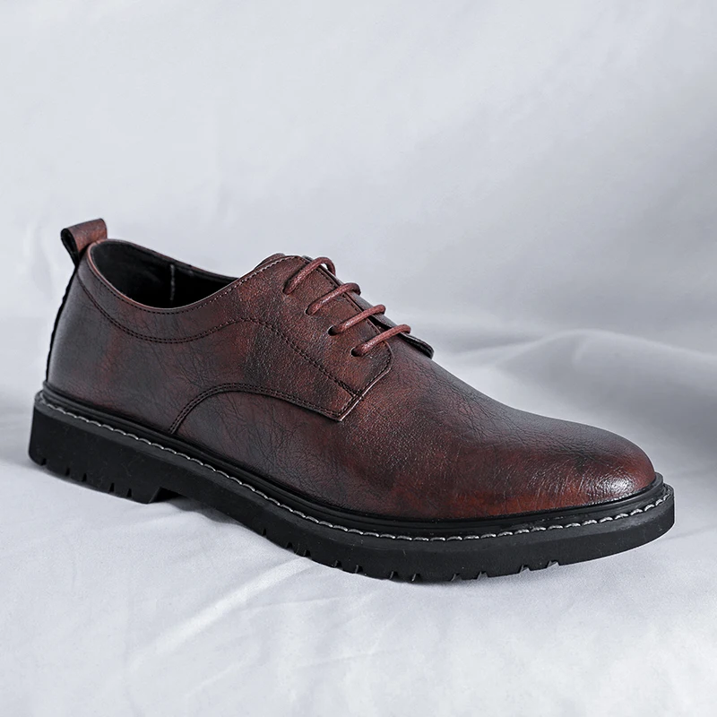 Кроссовки мужские на шнуровке, модная дышащая обувь для скейтборда, кожаные, Повседневная Уличная обувь на плоской подошве
Кроссовки мужские на шнуровке, модная дышащая обувь для скейтборда, кожаные, Повседневная Уличная обувь на плоской подошве