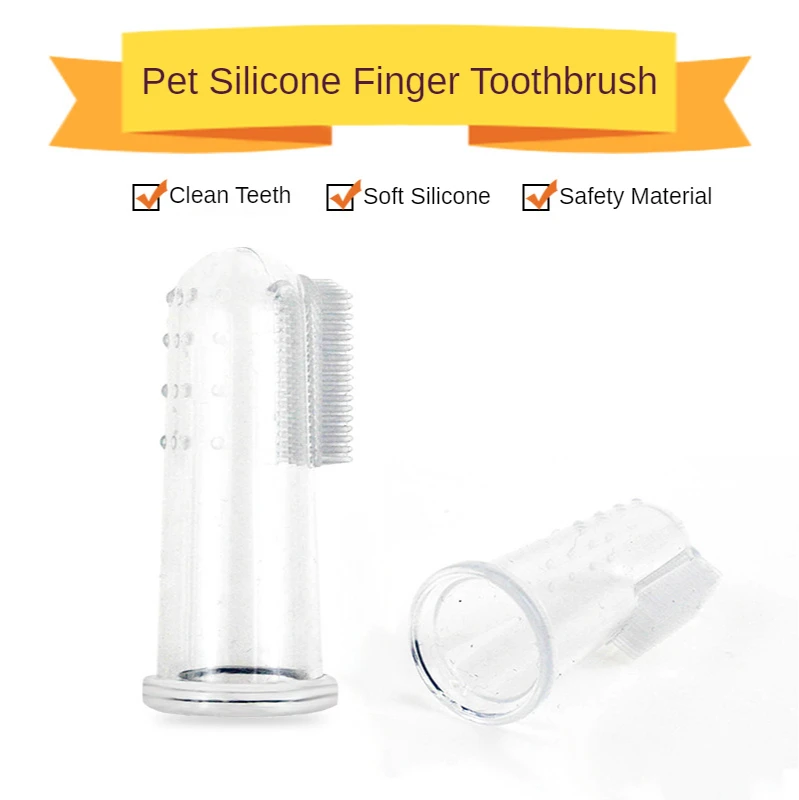 1PCS Pet Finger Toothbrush Silicone Puppy Cat Brush Suit Soft Pet Finger Bad Breath Tartar Teeth Care Dog Cat Cleaning Supplies
1PCS Pet Finger Toothbrush Silicone Puppy Cat Brush Suit Soft Pet Finger Bad Breath Tartar Teeth Care Dog Cat Cleaning Supplies