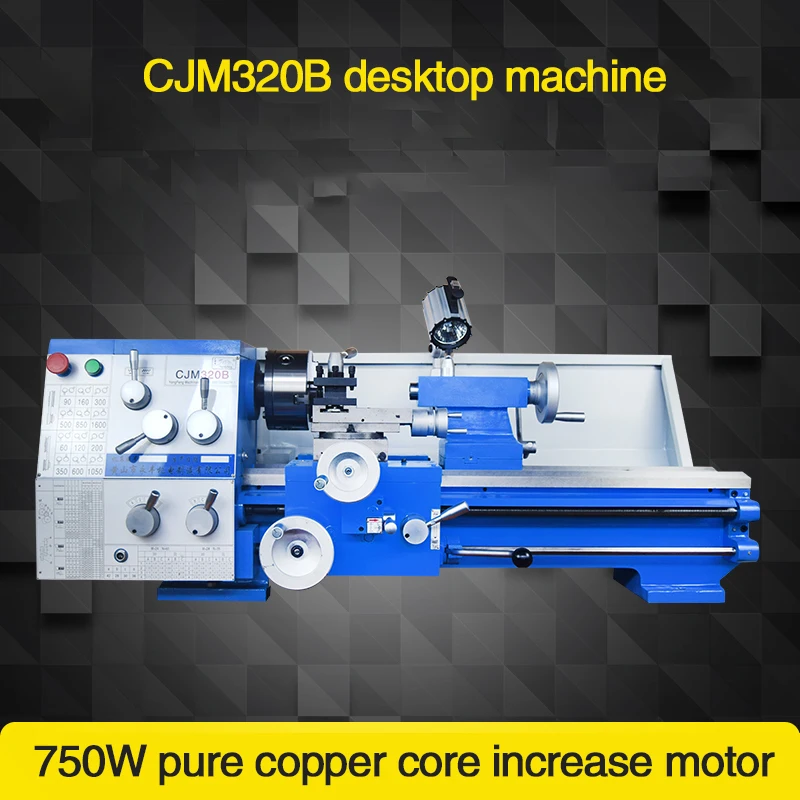 Бытовой токарный станок CJM320B, маленький верстачный токарный станок, многофункциональный Высокоточный токарный станок по металлу
Бытовой токарный станок CJM320B, маленький верстачный токарный станок, многофункциональный Высокоточный токарный станок по металлу