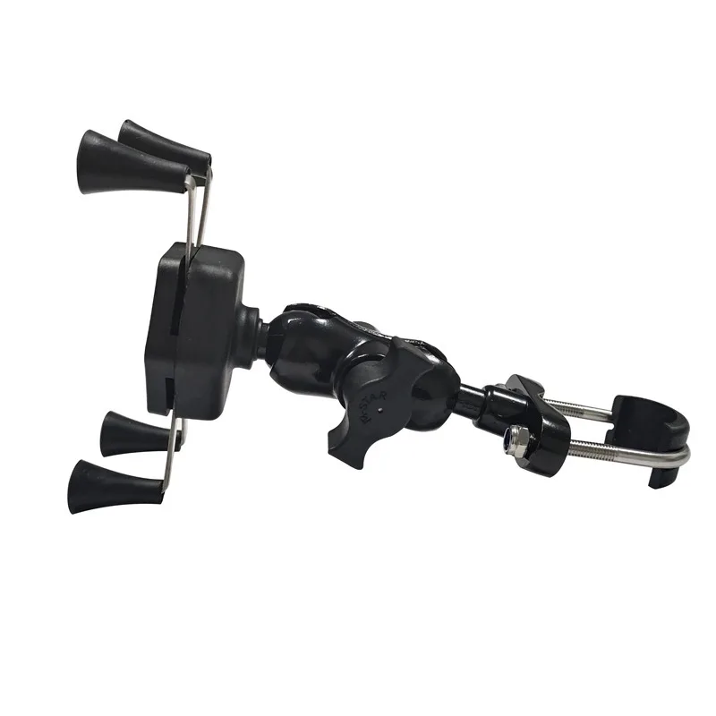 X-Shaped 360 Degree Rotating Handle Installation Black Motorcycle Bicycle Aluminum Alloy Mobile Phone Holder
X-Shaped 360 Degree Rotating Handle Installation Black Motorcycle Bicycle Aluminum Alloy Mobile Phone Holder
