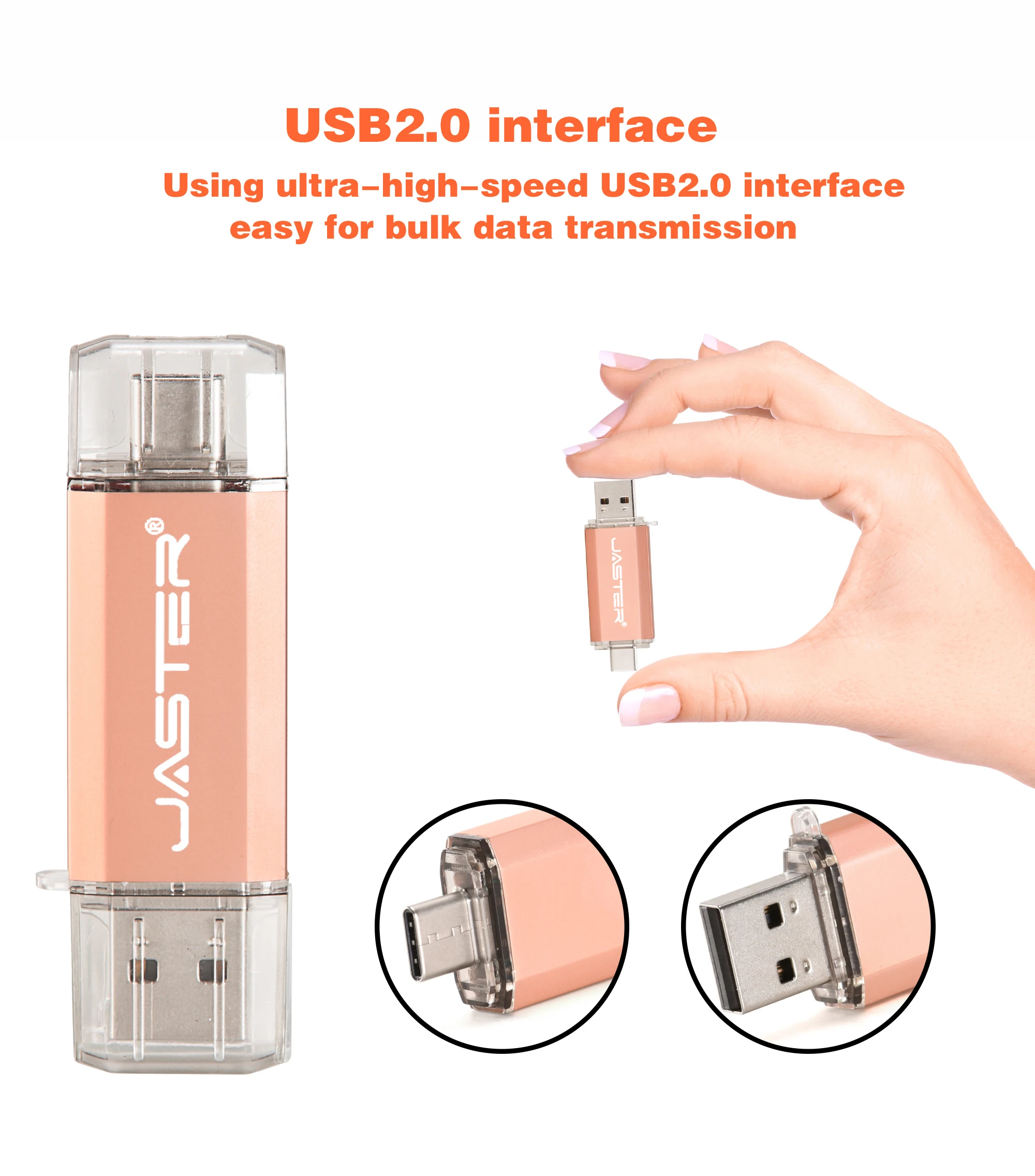 Hotsale JASTER OTG USB Flash Drive Type C Pen Drive 128GB 64GB 32GB 16GB USB Stick 2.0 Pendrive for Type-C Device
Hotsale JASTER OTG USB Flash Drive Type C Pen Drive 128GB 64GB 32GB 16GB USB Stick 2.0 Pendrive for Type-C Device