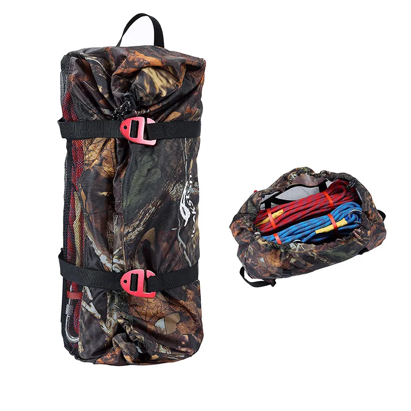Oxford Cloth Rock Climbing Mountaineering Backpack Safety Rope Folding Storage Bag Downhill Rope Backpack Camping Equipment
Oxford Cloth Rock Climbing Mountaineering Backpack Safety Rope Folding Storage Bag Downhill Rope Backpack Camping Equipment