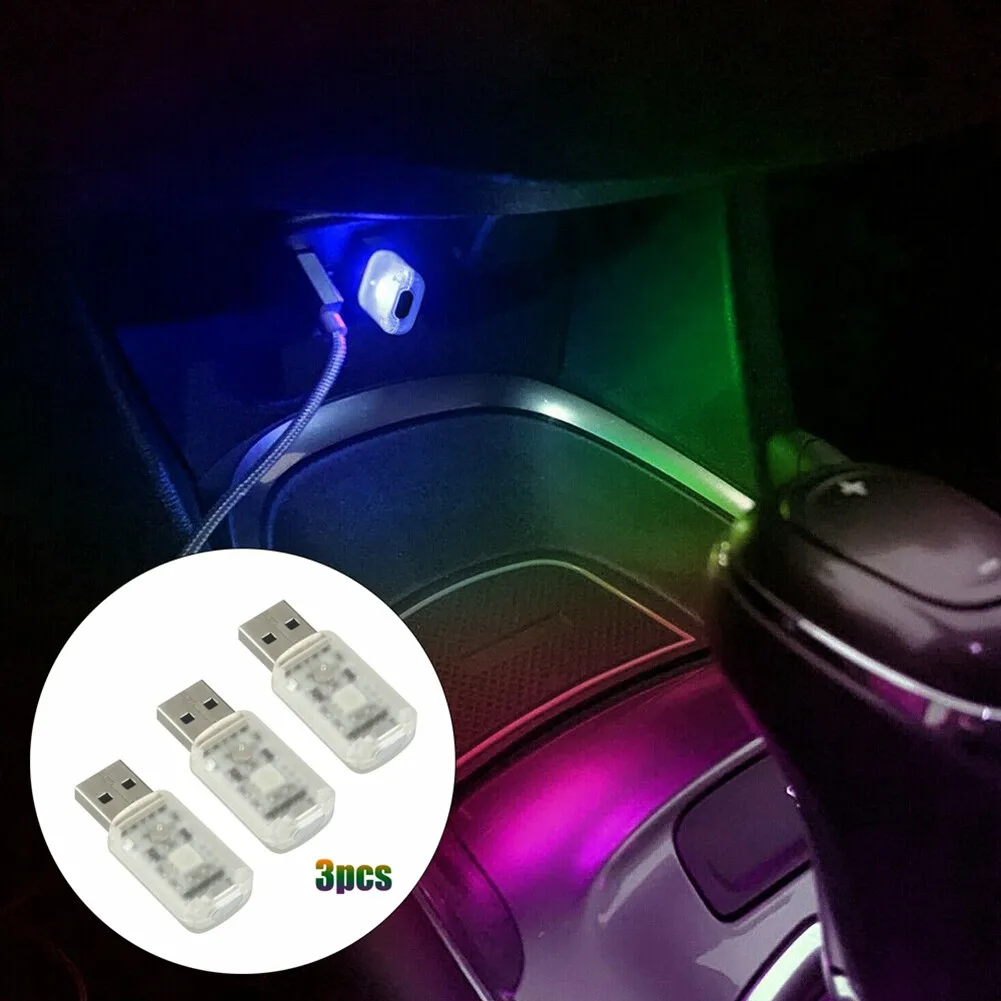 3pcs Car USB Ambient Light Colorful LED Car Interior Light Neon Atmosphere Lamp Automotive Interior Decorative Lights
3pcs Car USB Ambient Light Colorful LED Car Interior Light Neon Atmosphere Lamp Automotive Interior Decorative Lights