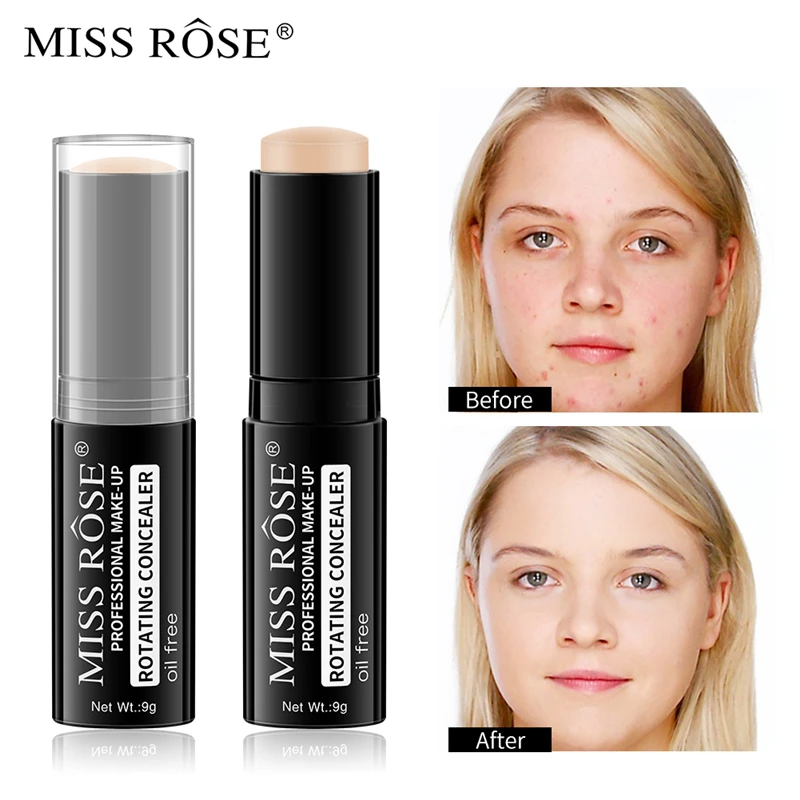 Miss Rose Макияж лица консилер Стик матовый полное покрытие пятна акне для веснушек