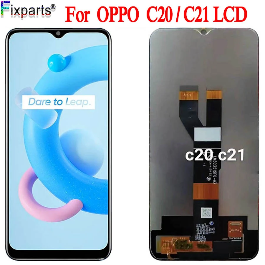 Оригинальный ЖК дисплей 6 5 дюйма для Oppo Realme C20 сенсорный экран дигитайзер панель в