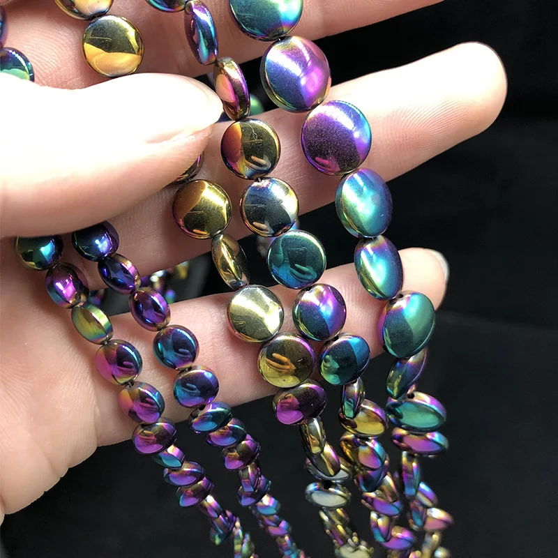 Multicolor Oval Coin Hematite Stone Beads Natural Spacer Loose Beads For Jewelry Making DIY Bracelet Ear Studs Accessories 15''
Multicolor Oval Coin Hematite Stone Beads Natural Spacer Loose Beads For Jewelry Making DIY Bracelet Ear Studs Accessories 15''