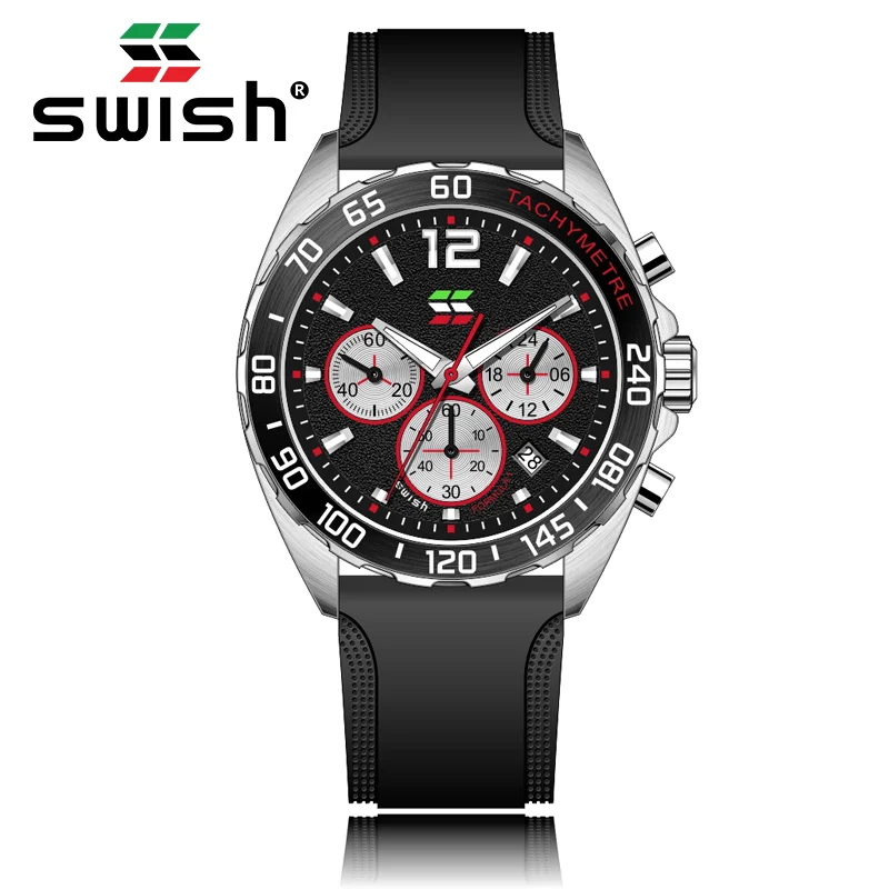 SWISH Sports Men Watch Military Watches Top Brand Luxury Rubber Strap Waterproof Analog Quartz Wristwatch Relogio Masculino
SWISH Sports Men Watch Military Watches Top Brand Luxury Rubber Strap Waterproof Analog Quartz Wristwatch Relogio Masculino