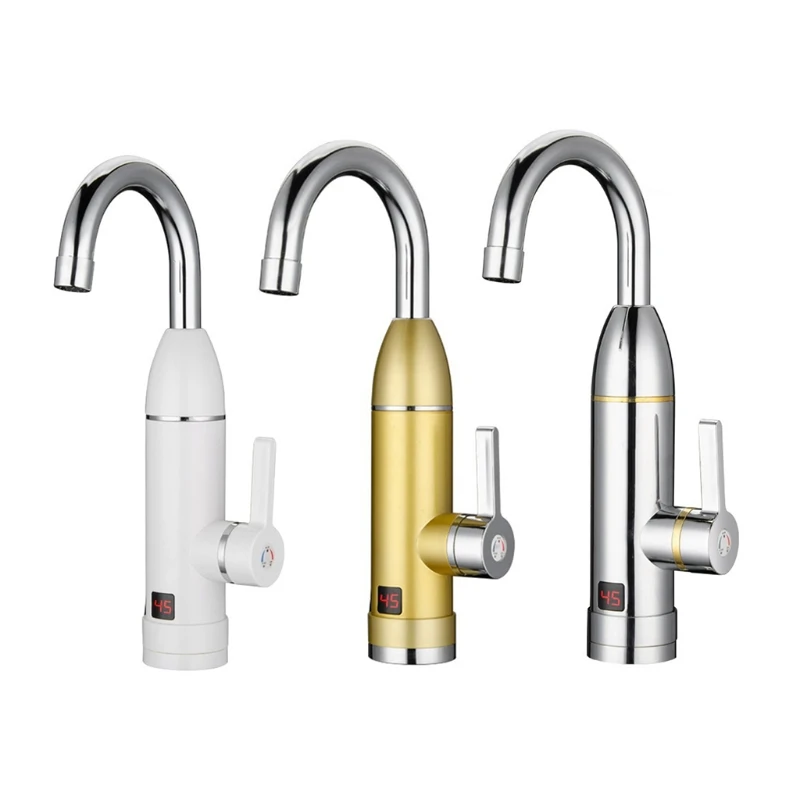 Electric Kitchen Instant Heating Tap with LED Display Rotatable Faucet Heater L5YE
Electric Kitchen Instant Heating Tap with LED Display Rotatable Faucet Heater L5YE