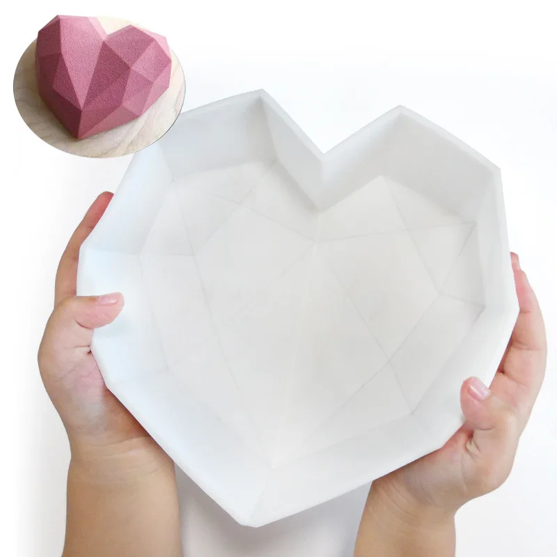 Heart Shaped Silicone Cake Mold With Mini Hammer 3D Geometric Cake Mold Silicone Mousse/Chocolate Cakes Mould For Birthday
Heart Shaped Silicone Cake Mold With Mini Hammer 3D Geometric Cake Mold Silicone Mousse/Chocolate Cakes Mould For Birthday