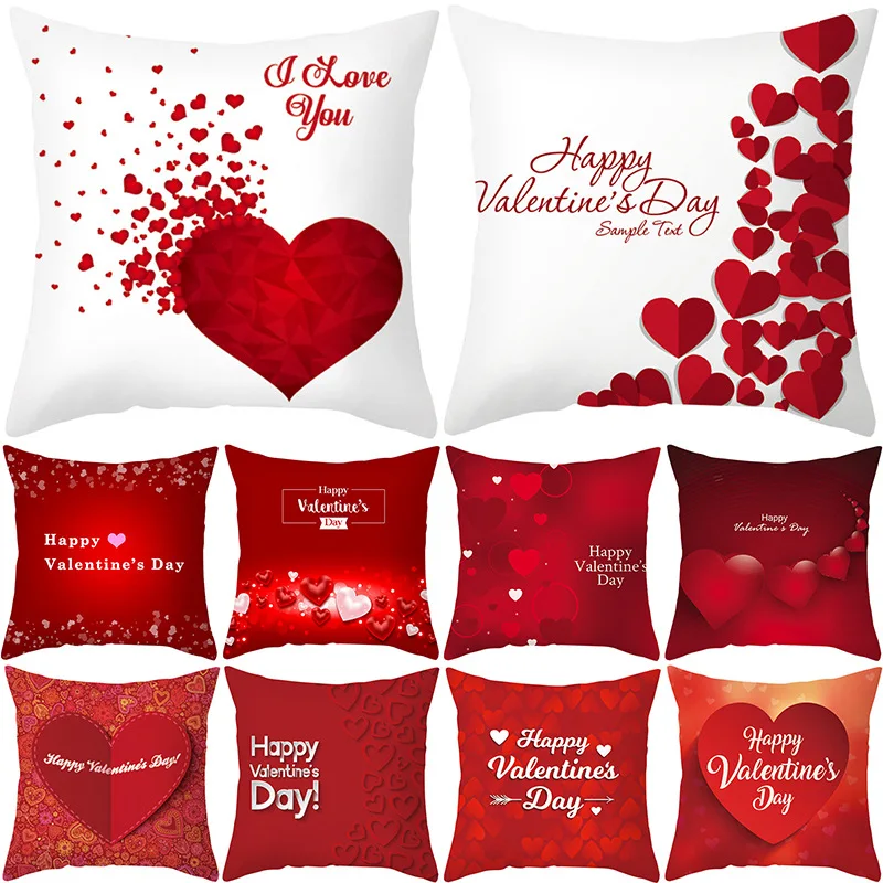 Red Love Valentine's Day Cushion Cover Happy Valentine Party Decor For Home Wedding Home Sofa Bed Decorative Pillowcase Gifts
Red Love Valentine's Day Cushion Cover Happy Valentine Party Decor For Home Wedding Home Sofa Bed Decorative Pillowcase Gifts