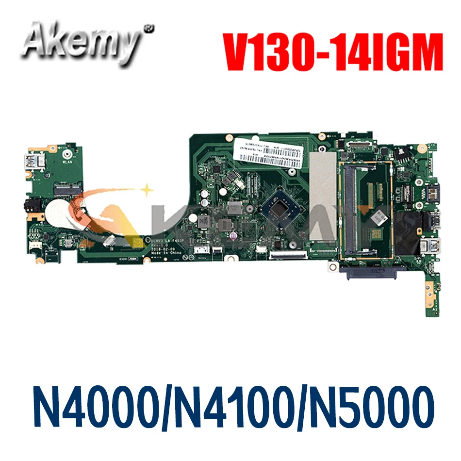 Для Lenovo V130-14IGM Материнская плата ноутбука LA-F483P материнской платы W/процессор N4000/N4100/N5000 мех 5B20R39243 5B20R39217
Для Lenovo V130-14IGM Материнская плата ноутбука LA-F483P материнской платы W/процессор N4000/N4100/N5000 мех 5B20R39243 5B20R39217