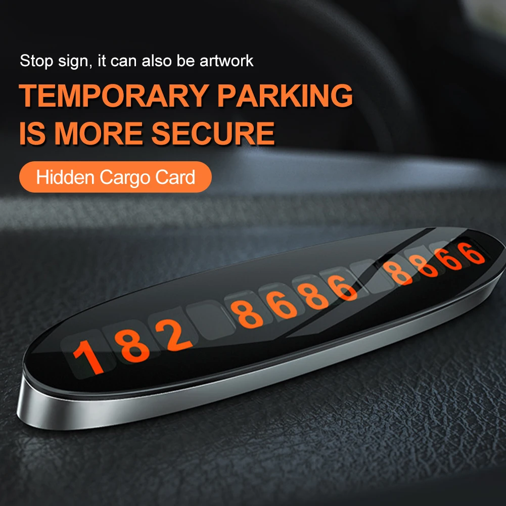 Temporary Parking Card Luminous Phone Number Card Plate Hidden Switch Telephone Number Car Park Stop Automobile Accessories
Temporary Parking Card Luminous Phone Number Card Plate Hidden Switch Telephone Number Car Park Stop Automobile Accessories