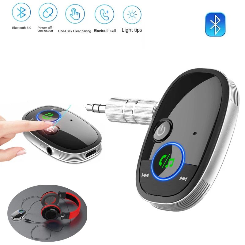 T6 Bluetooth 5.0 wireless receiver car kit AUX 3.5 mm jack wireless adapter One link voice assistant for clear hands-free calls
T6 Bluetooth 5.0 wireless receiver car kit AUX 3.5 mm jack wireless adapter One link voice assistant for clear hands-free calls