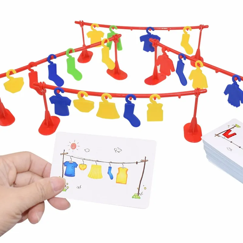 Puzzle Game Family Multiplayer Clothes Contest Play Early Education Toys Logic Training Teaching Interactive Party Board Game
Puzzle Game Family Multiplayer Clothes Contest Play Early Education Toys Logic Training Teaching Interactive Party Board Game
