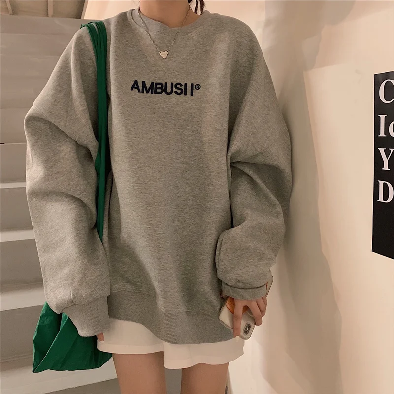 Small Letter Gray Hoodies Long Sleeve Sweater Women's Spring And Autumn 2021 New Loose BF Lazy Medium Length Top
Small Letter Gray Hoodies Long Sleeve Sweater Women's Spring And Autumn 2021 New Loose BF Lazy Medium Length Top