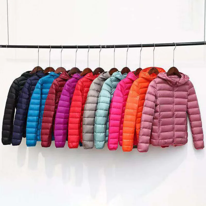 5XL 6XL 7XL зимние женские ультра светильник на утином пуху зимняя куртка для женщин