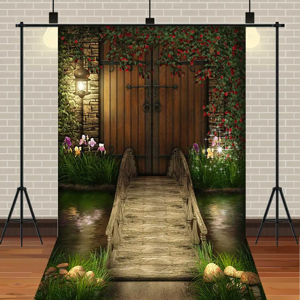 NeoBack Happy Birthday Castle Magic Forest Mushroom Wooden Door Flowers Lawn Party Photo Backdrop Photography Background
NeoBack Happy Birthday Castle Magic Forest Mushroom Wooden Door Flowers Lawn Party Photo Backdrop Photography Background