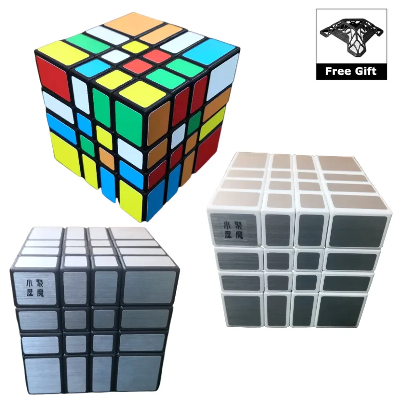 2021 NEW Mirror Blocks 4x4 Magic Cube Speed Puzzle Stress Reliever Cubo Educational Children Adult Toys for Gifts with Bracket
2021 NEW Mirror Blocks 4x4 Magic Cube Speed Puzzle Stress Reliever Cubo Educational Children Adult Toys for Gifts with Bracket