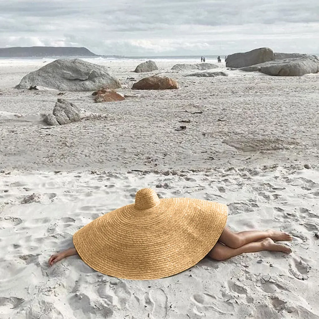 Sunshade Beach Hat Woman Fashion Large Sun Hat Beach Anti-uv Sun Protection Foldable straw hat Cap Cover Oversized Collapsible
Sunshade Beach Hat Woman Fashion Large Sun Hat Beach Anti-uv Sun Protection Foldable straw hat Cap Cover Oversized Collapsible