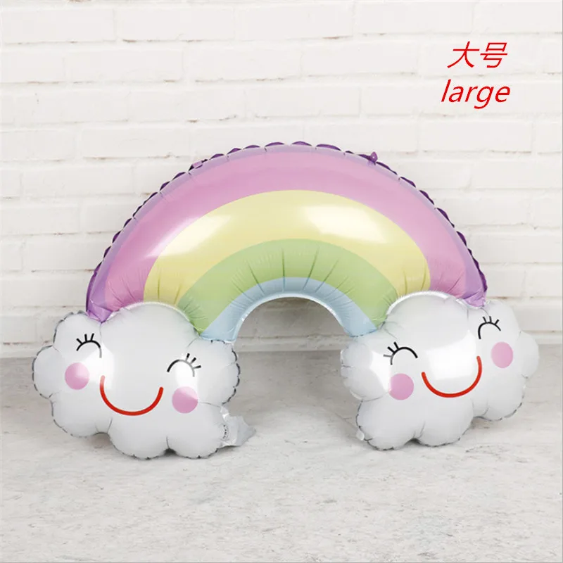 New Large Balloon Rainbow Clouds Smiley Face Aluminum Foil Balloon Children Birthday Party Decoration Aluminum Foil Balloon
New Large Balloon Rainbow Clouds Smiley Face Aluminum Foil Balloon Children Birthday Party Decoration Aluminum Foil Balloon