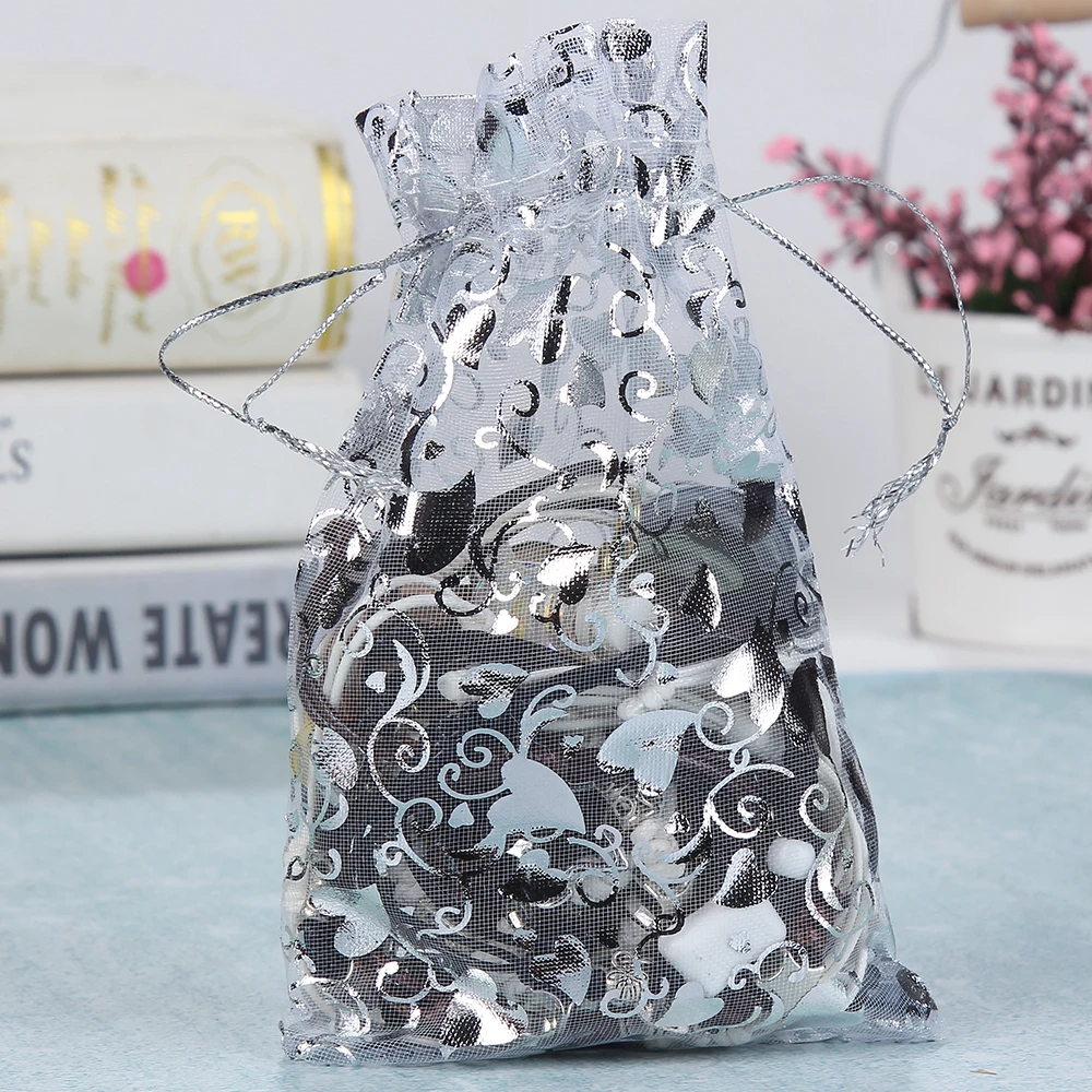 50pcs/lot Moon Star Organza Bags 7x9cm Small Christmas Drawstring Gift Bag Charm Jewelry Packaging Bags & Pouches Accessories
50pcs/lot Moon Star Organza Bags 7x9cm Small Christmas Drawstring Gift Bag Charm Jewelry Packaging Bags & Pouches Accessories