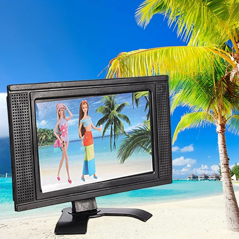 New LCD TV Doll Toy Structures Accessories For Doll House Furniture
New LCD TV Doll Toy Structures Accessories For Doll House Furniture