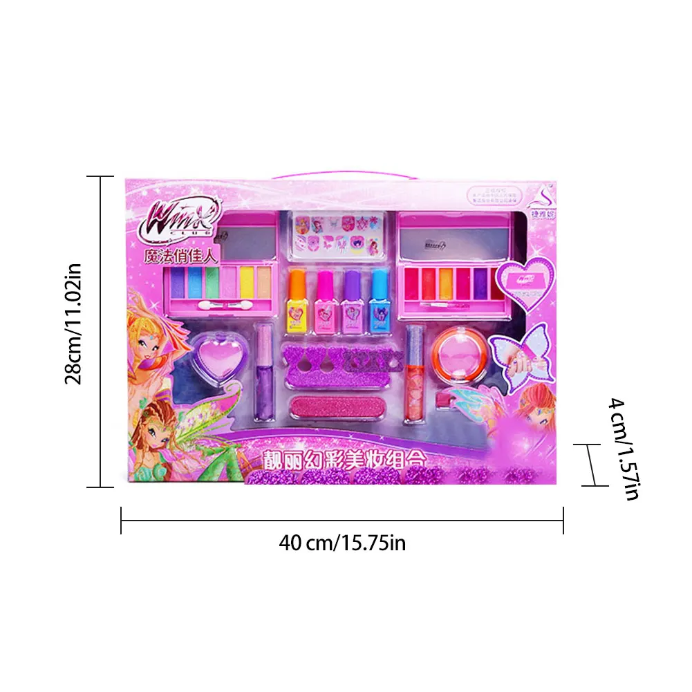 Children's Make-up Water-soluble Nail Stickers Gift Box Girl Play House Makeup Party Pretend Educational Toys
Children's Make-up Water-soluble Nail Stickers Gift Box Girl Play House Makeup Party Pretend Educational Toys