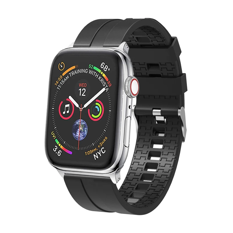 Silicone strap For Apple Watch band 44mm/40mm iwatch Band 45mm 41mm 38mm 42mm Sport Rubber bracelet for apple watch SE 7 6 5 4 3
Silicone strap For Apple Watch band 44mm/40mm iwatch Band 45mm 41mm 38mm 42mm Sport Rubber bracelet for apple watch SE 7 6 5 4 3