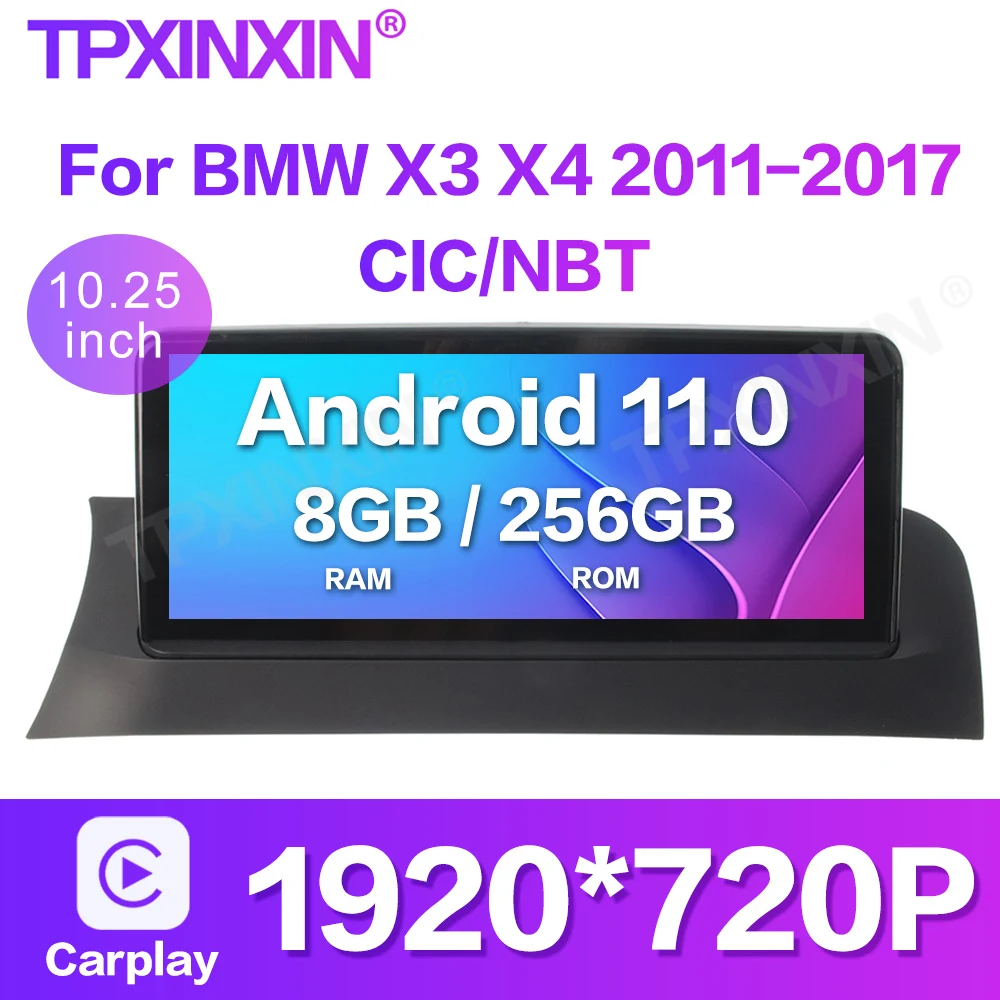 8G + 256G 10,25 дюймовый автомобильный GPS-навигатор Android 11 для BMW X3 X4 F25 F26 2011-2017 головное устройство Автомобильное стерео радио магнитофон Carplay
8G + 256G 10,25 дюймовый автомобильный GPS-навигатор Android 11 для BMW X3 X4 F25 F26 2011-2017 головное устройство Автомобильное стерео радио магнитофон Carplay