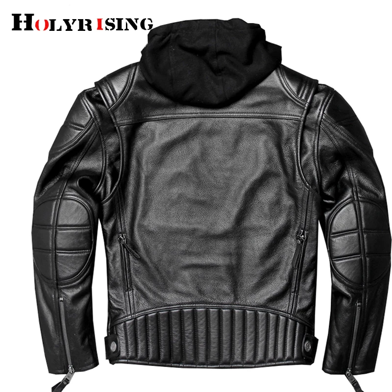 men Cow 100% Real Leather Jackets Hood Vintage Retro Genuine Leather Jacket Men FashionMotorcycle Leather Coat M-5XL 19097
men Cow 100% Real Leather Jackets Hood Vintage Retro Genuine Leather Jacket Men FashionMotorcycle Leather Coat M-5XL 19097